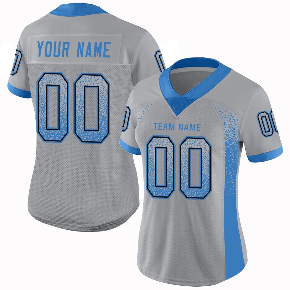 Custom Light Gray Football Jerseys, Football Uniforms For Your Team