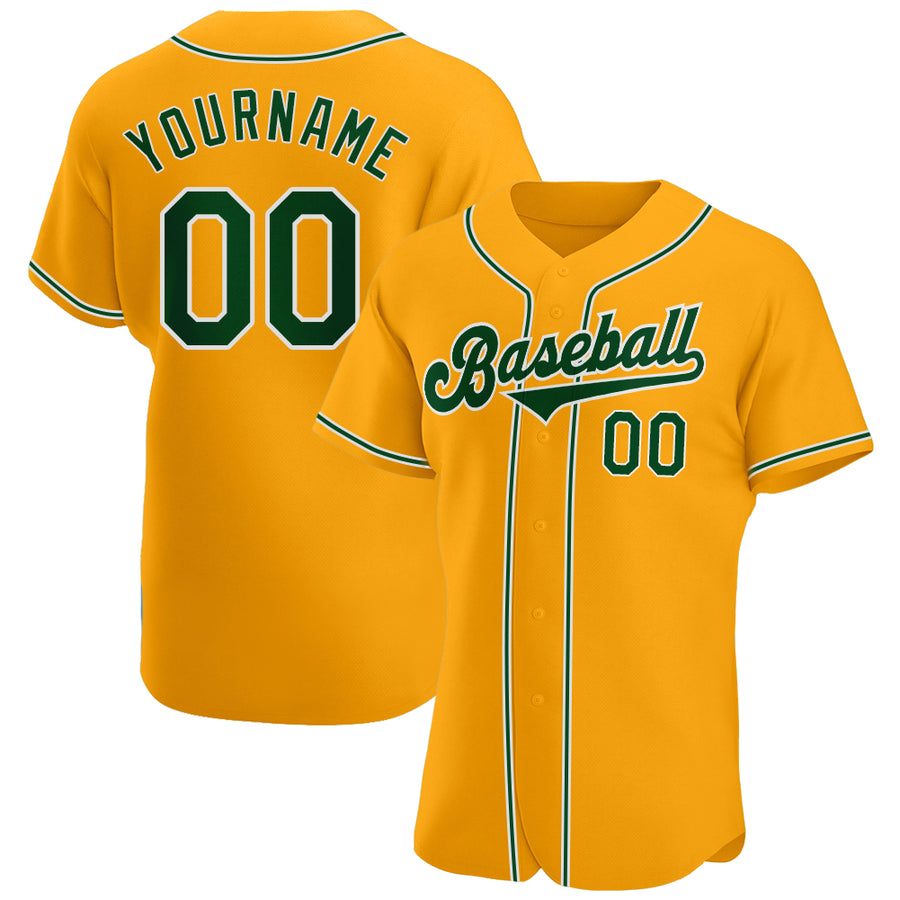 Custom Gold Baseball Jerseys  Gold Baseball Uniforms Design - FansIdea