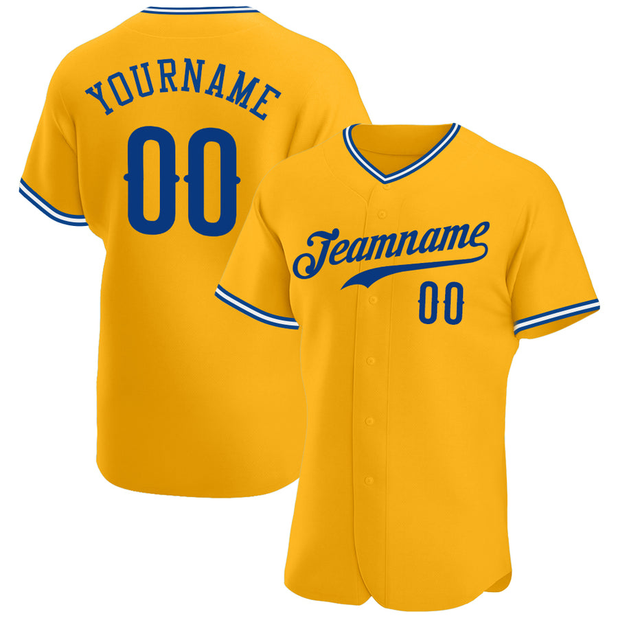Custom Gold Baseball Jerseys  Gold Baseball Uniforms Design - FansIdea