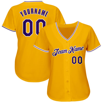 Custom Gold Navy-Light Blue Authentic Baseball Jersey