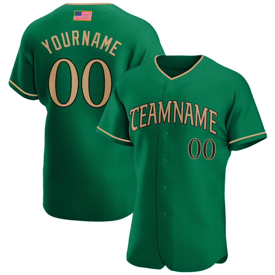 Custom Fade Fashion Baseball Jersey Green Gold 3D Oakland City Edition  Authentic - FansIdea