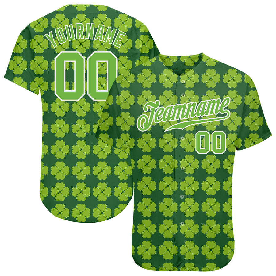 Saint Patrick's Day Baseball Jersey - St.Patrick's Day Sports Clothing -  FansIdea