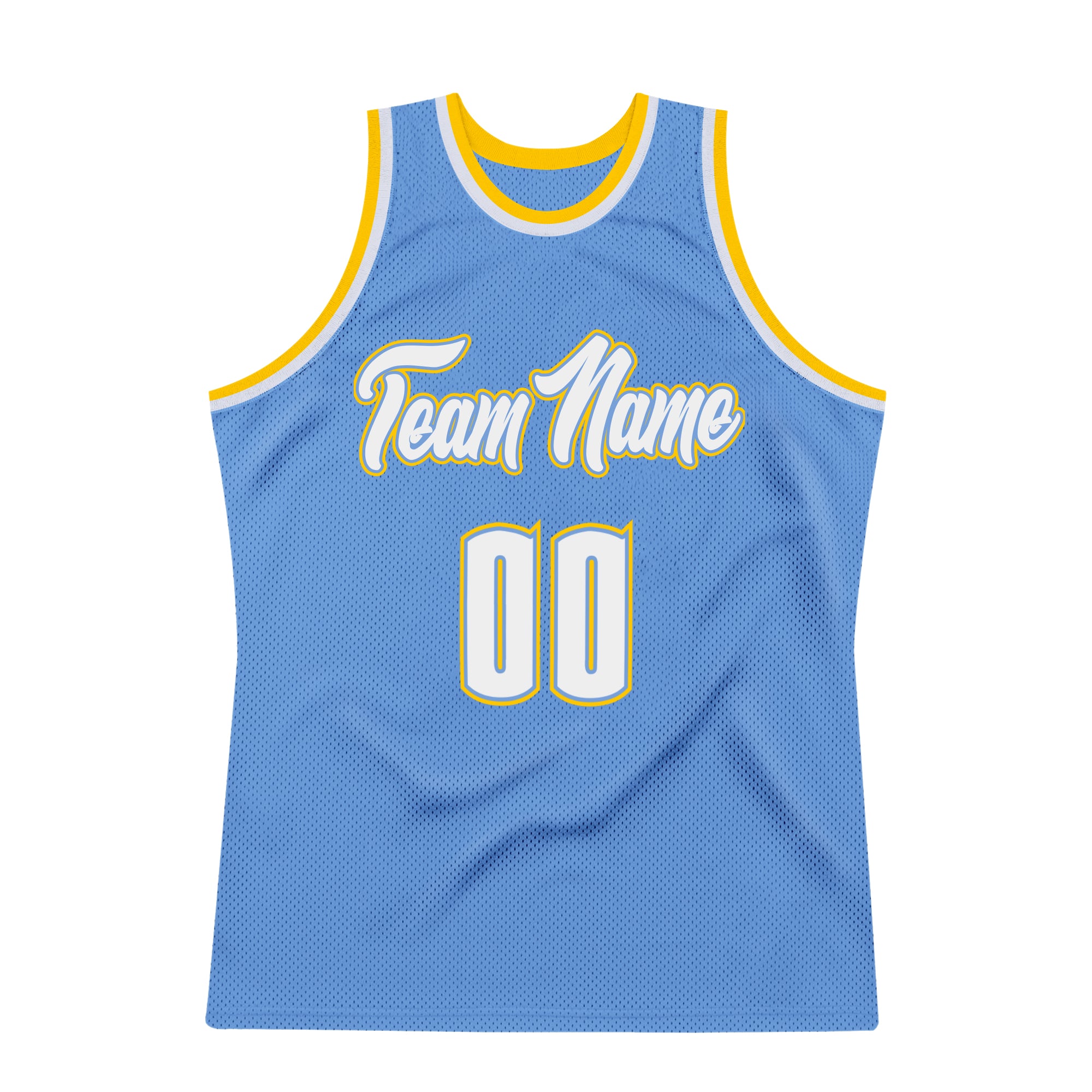 Custom Team Gold Basketball Teal Rib-Knit Jersey White