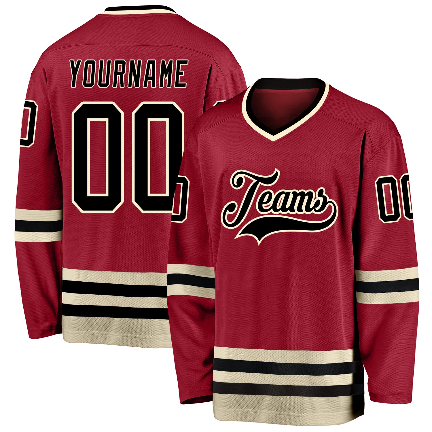 Maroon store hockey jersey