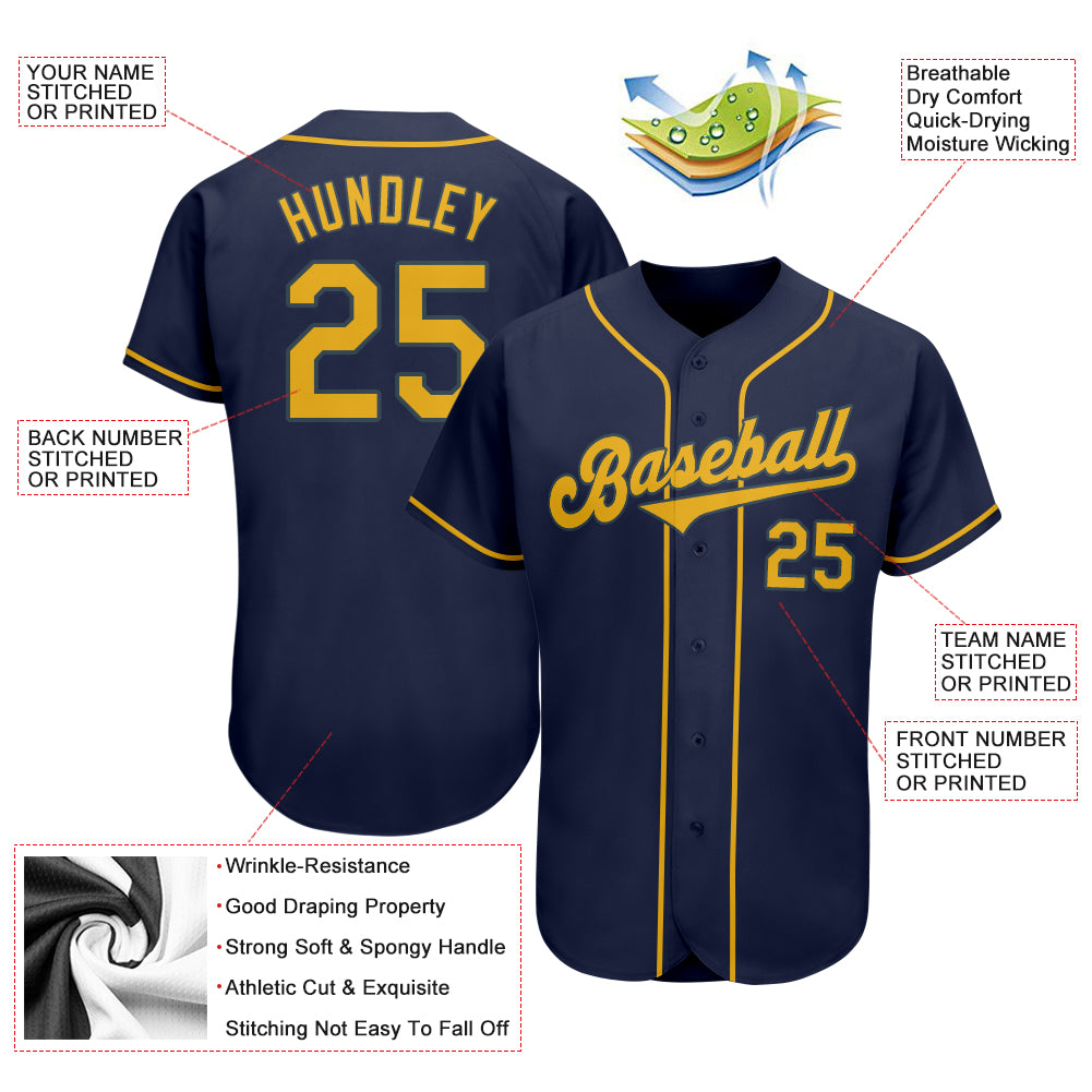 Custom Navy Baseball Jerseys  Design Your Navy Baseball Uniforms - FansIdea