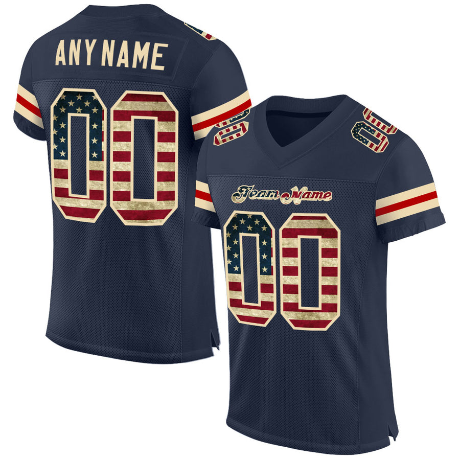 Custom Football Jerseys  Custom Team Football Uniforms Tagged 'American  Flag' - FansIdea