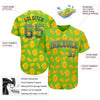 Custom Neon Green Black-White 3D Pattern Design Authentic St Patricks Day Drift Fashion Baseball Jersey