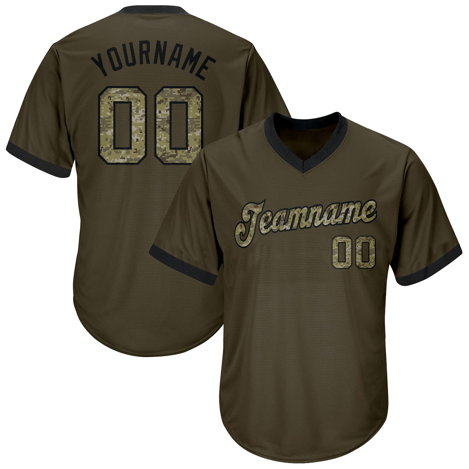 Camo Custom Baseball Jersey, Baseball Jersey Shirts