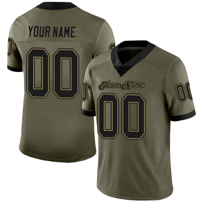 Custom Olive Football Jerseys | Olive Green Football Team Uniforms ...