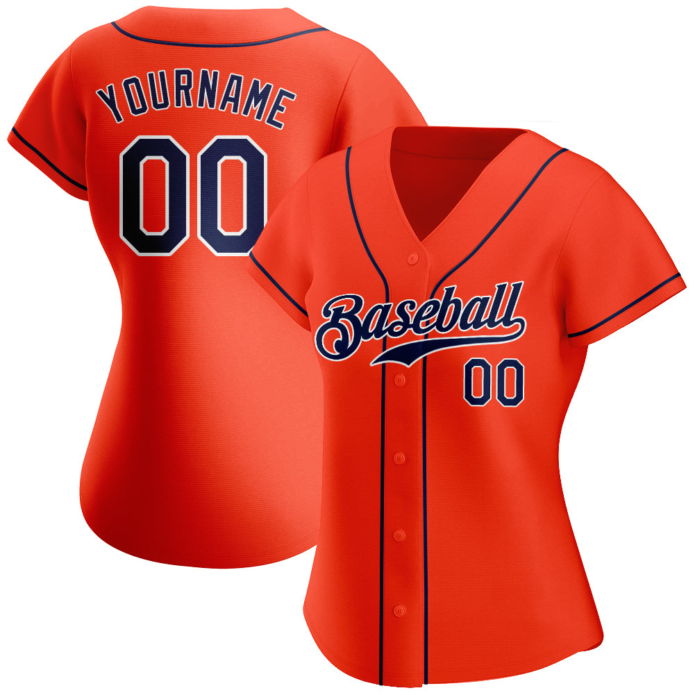 Custom Navy Red-White Authentic Baseball Jersey Discount