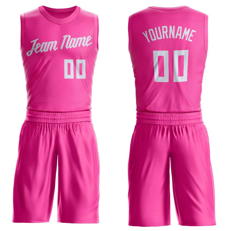 Wholesale Custom sexy white pink 24 basketball jersey dress for