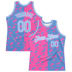 Cheap Custom Light Blue White-Royal 3D Pattern Design Palm Trees Authentic  Basketball Jersey Free Shipping – CustomJerseysPro