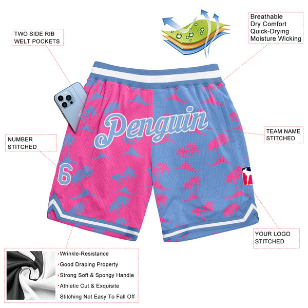 Men's Pink Panther Basketball Jersey Suit Mesh Breathable Shorts