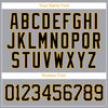 Custom Gray Black-Gold Baseball Jersey