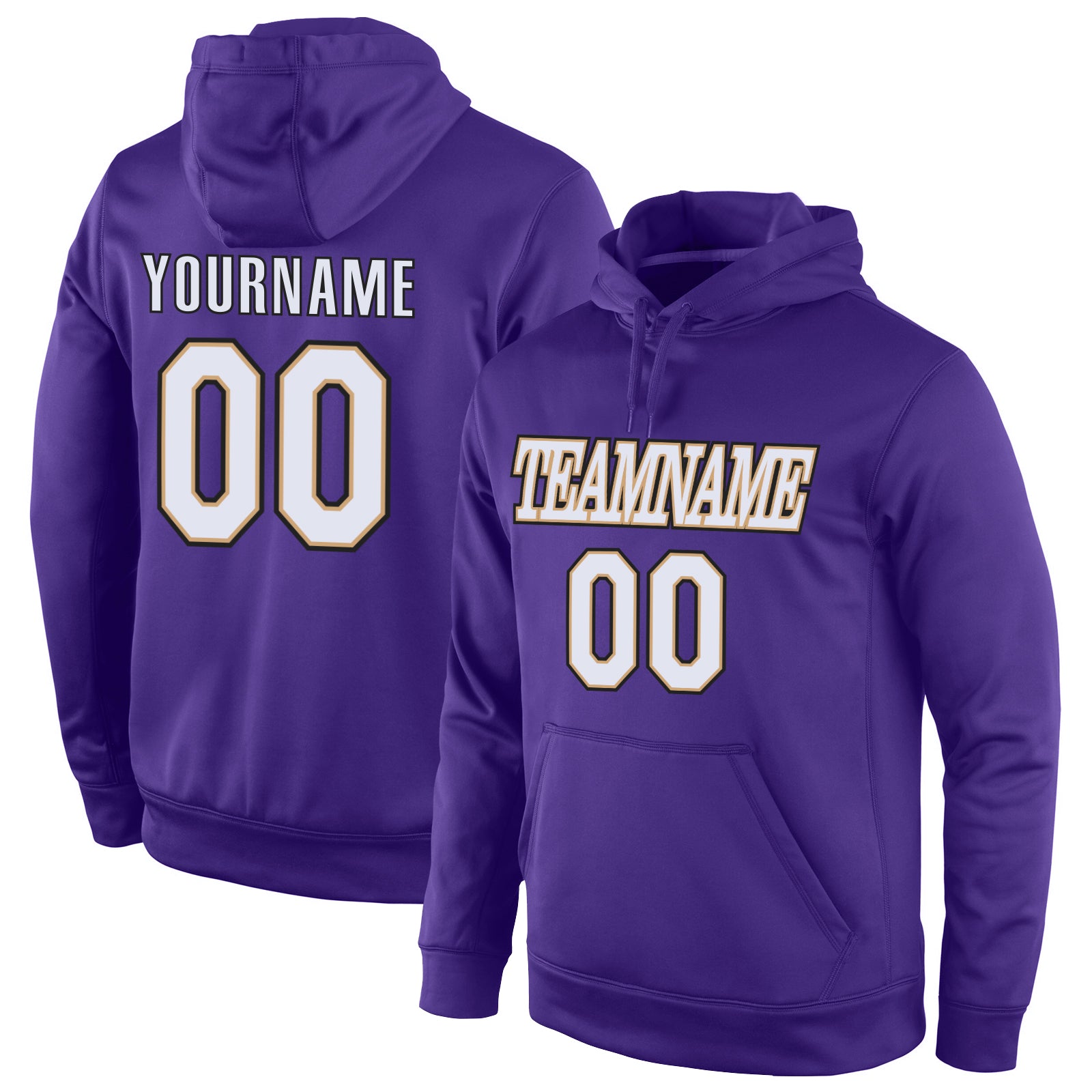 Custom on sale purple hoodie