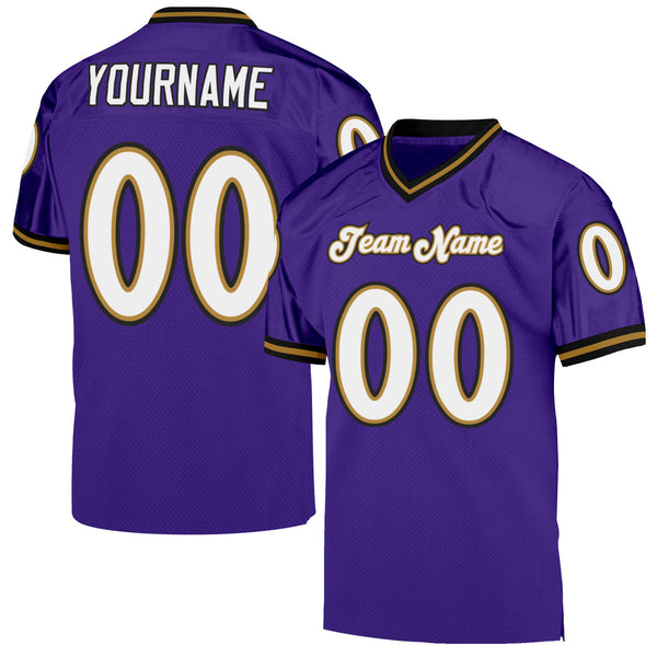 Personalized] NFL Baltimore Ravens Purple Gold Hawaiian Shirt V2