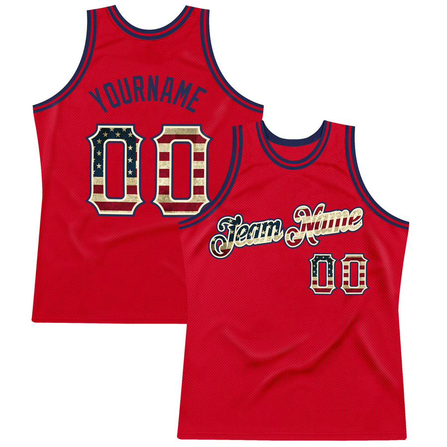 Custom Red Basketball Games Jerseys Maroon Shirt Sports V Tank Top Tagged  Pinstripe - FansIdea