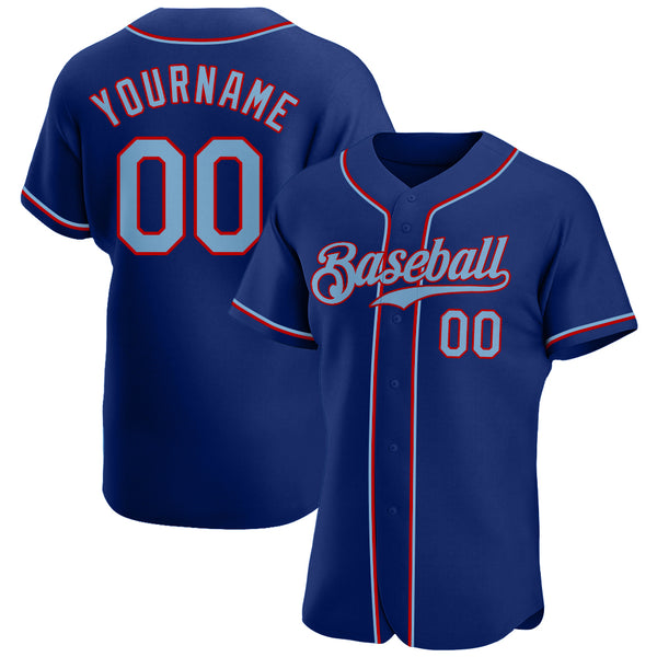 Red and blue baseball jerseys on sale