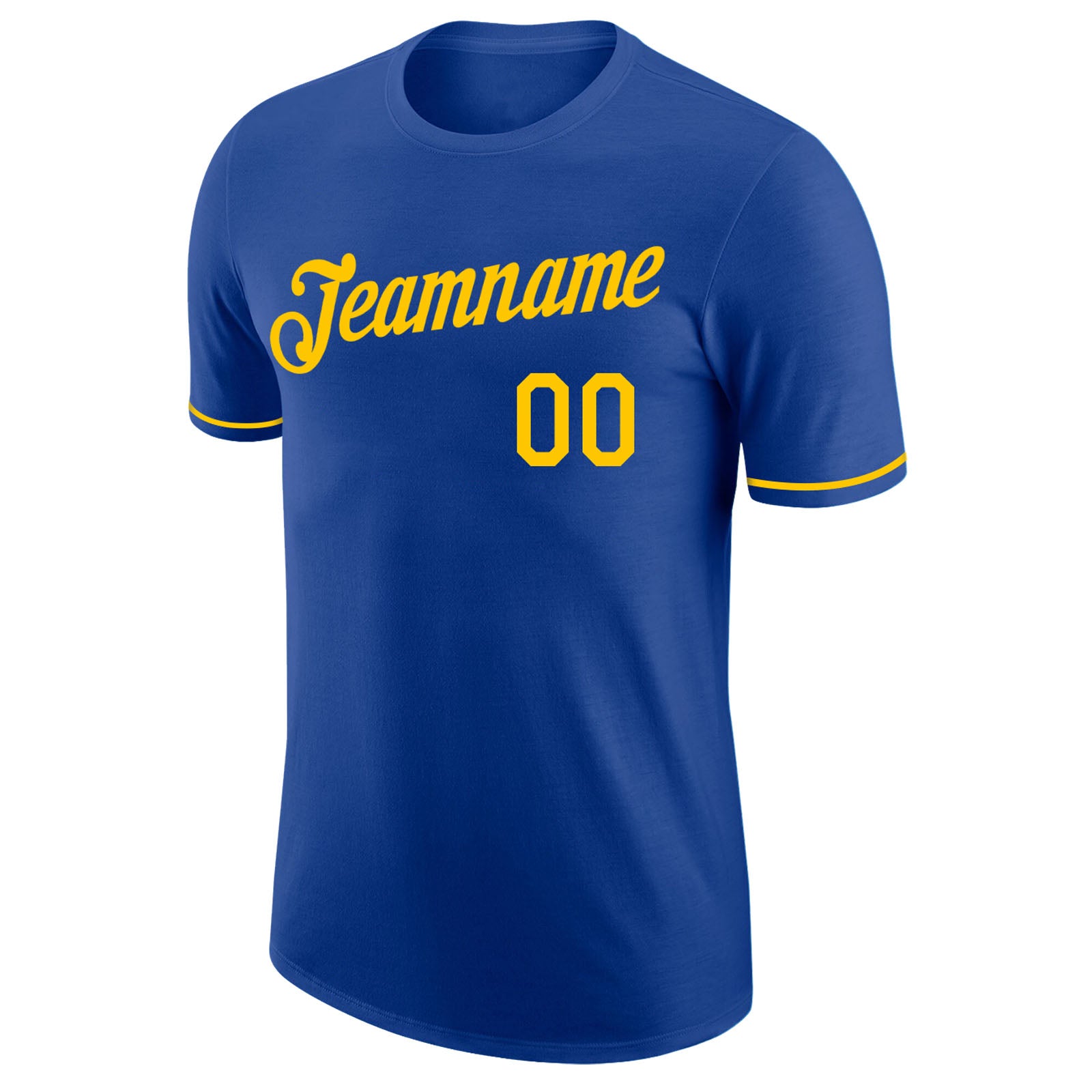 Custom Royal Gold Performance T-Shirt