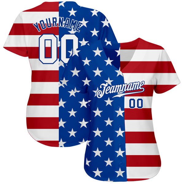 Personalized Usa Baseball Jersey Custom Team Name Shirt American Flag  Patriotic Shirt - Best Seller Shirts Design In Usa