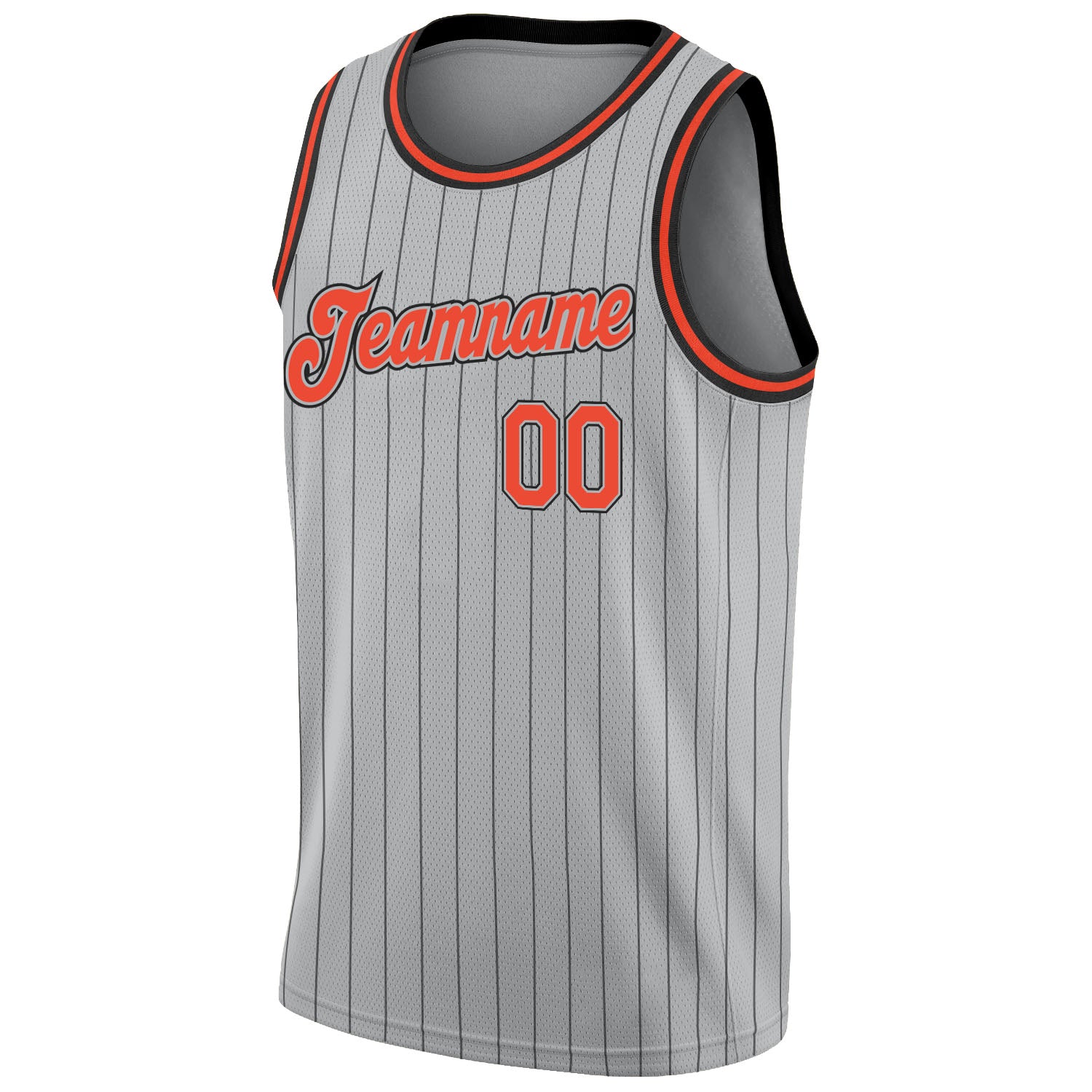 FANSIDEA Custom Silver Gray Dark Gray-Black Authentic Throwback Basketball Jersey Men's Size:XL