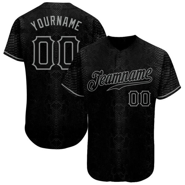 Black baseball sale jersey custom