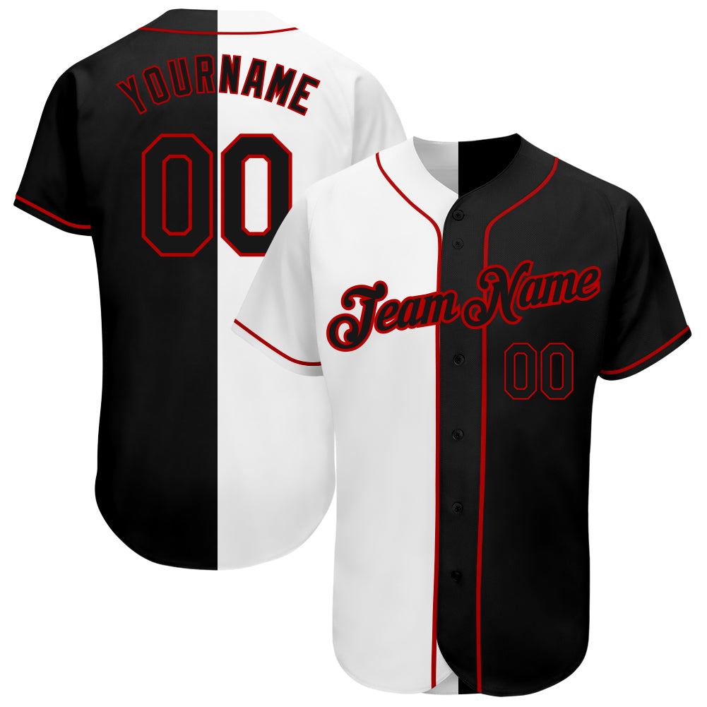 red and white baseball jersey