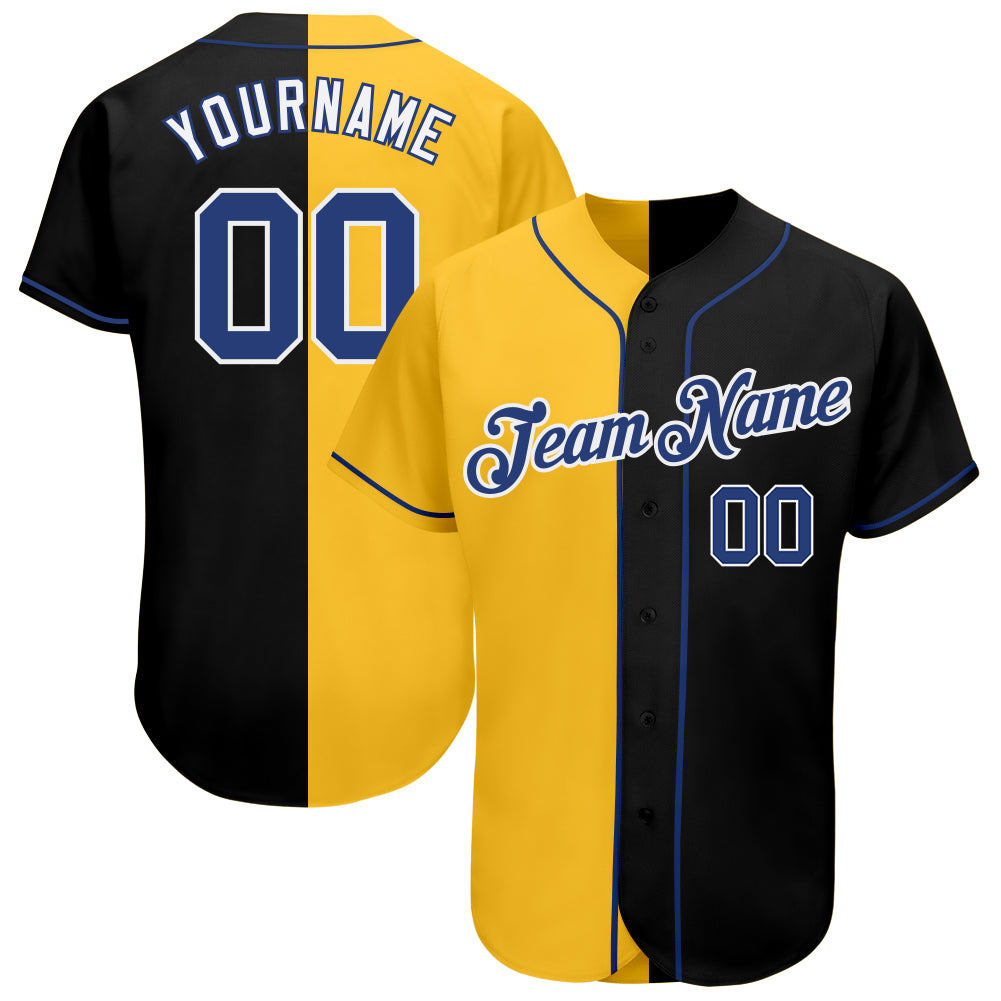 Black and yellow baseball jersey online