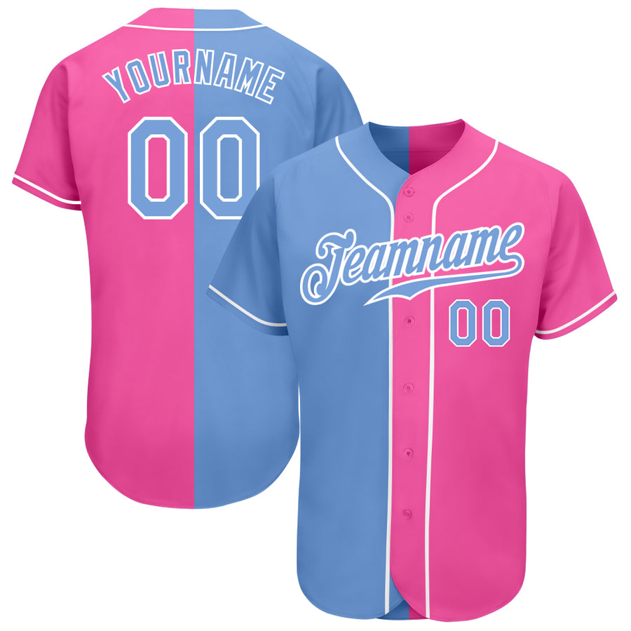 Custom Black Neon Green-Pink Authentic Split Fashion Baseball Jersey  Discount – snapmade