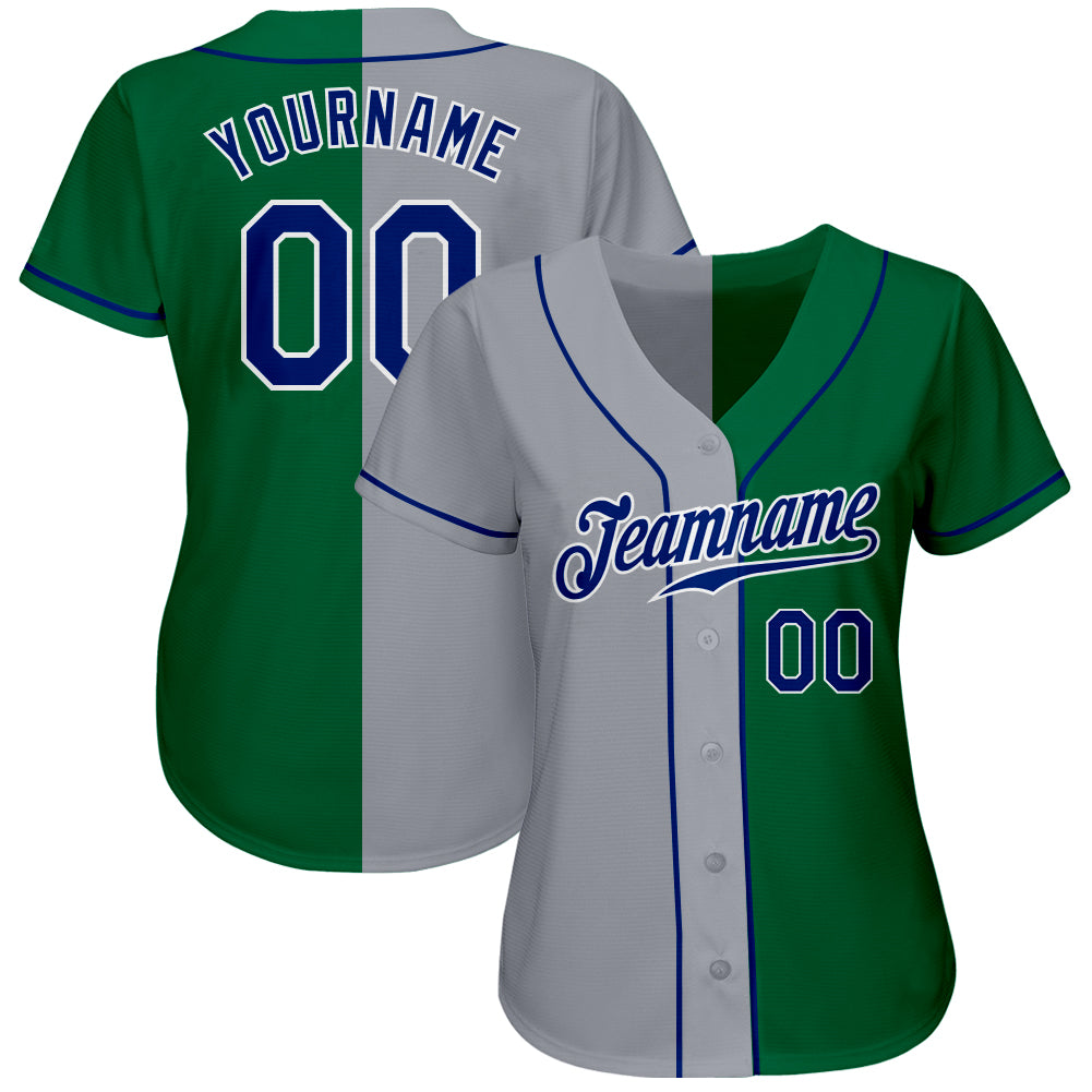 Custom Pinstripe Baseball Jersey Shirt White Kelly Green Kelly Green-Gold  Authentic Throwback Rib-Knit - FansIdea