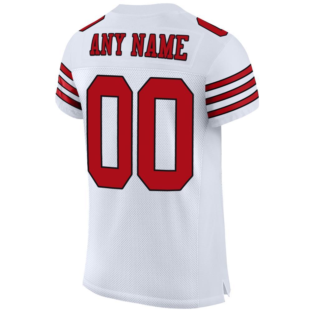 NFL San Francisco 49ers Women's Authentic Mesh Short Sleeve Lace Up V-Neck  Fashion Jersey - S