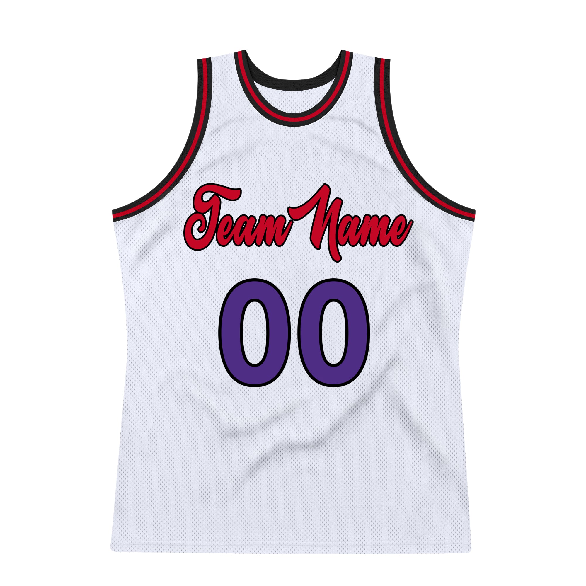 Custom Pink White-Purple Authentic Throwback Basketball Jersey