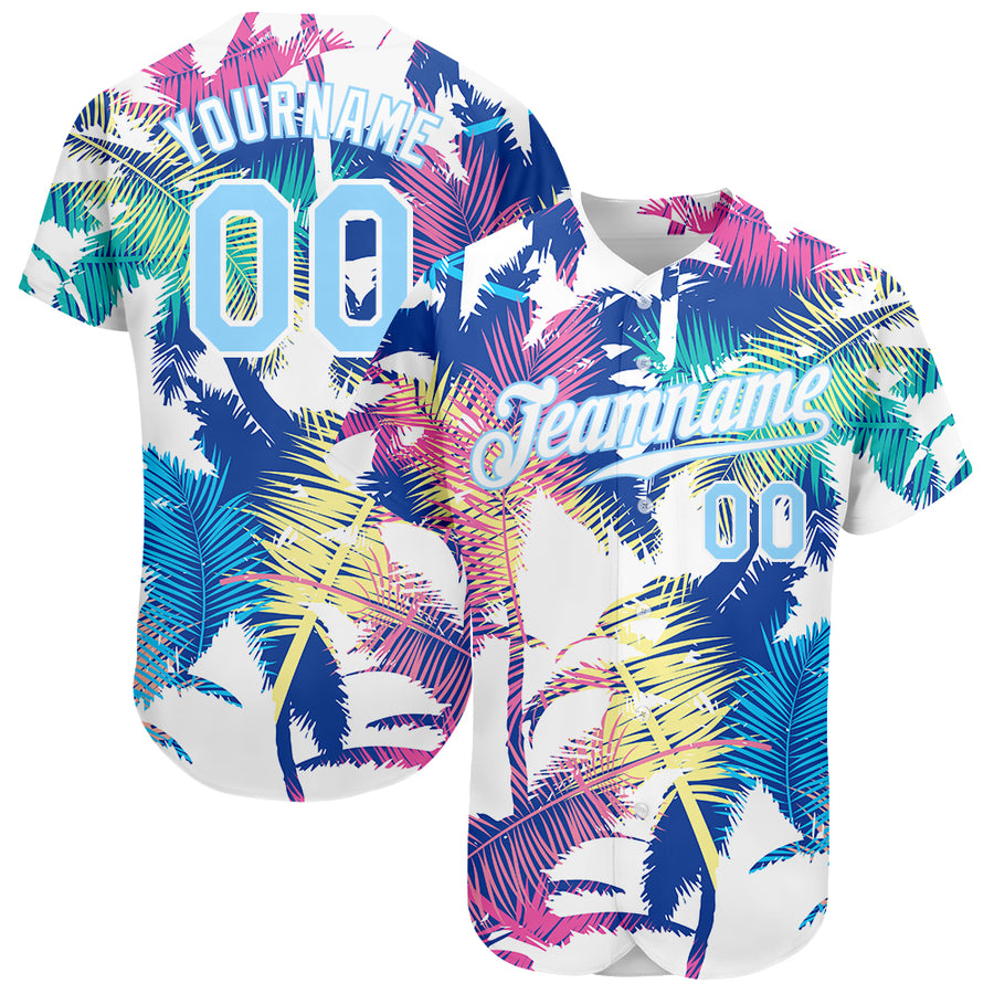 Miami Marlins Wave Pattern Custom Name Hawaiian Shirt For Beach Lover