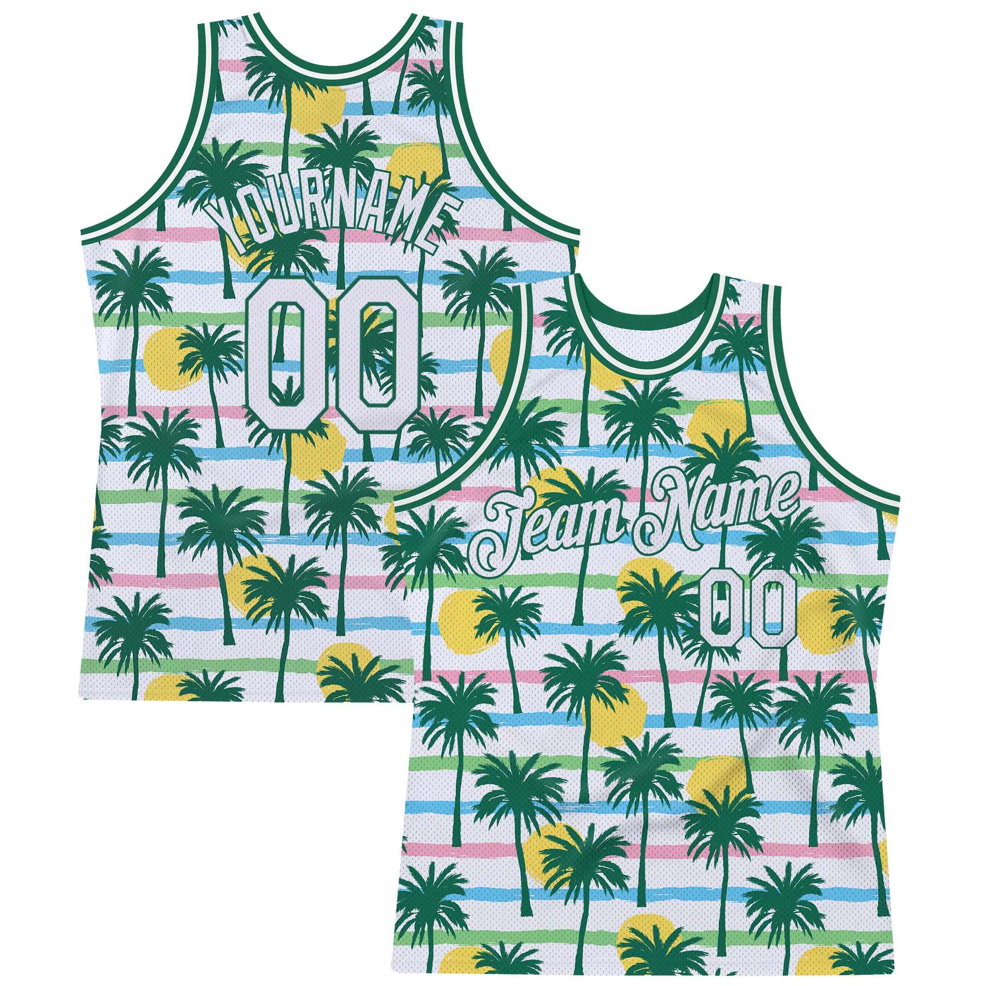 Custom Kelly Green Red-White 3D Mexico Watercolored Splashes Grunge Design  Authentic Basketball Jersey